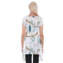 Pattern-sloth-woodland Short Sleeve Side Drop Tunic View2