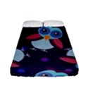 Owl-pattern-background Fitted Sheet (Full/ Double Size) View1