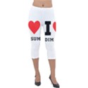 I love dim sum Lightweight Velour Capri Leggings  View1