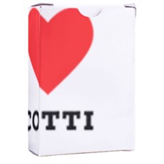 I Love Biscotti Playing Cards Single Design (rectangle) With Custom Box by ilovewhateva