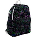 Math-linear-mathematics-education-circle-background Top Flap Backpack View2