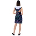 Math-linear-mathematics-education-circle-background Racer Back Hoodie Dress View2