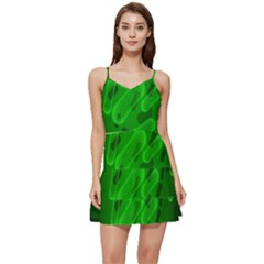 Green-rod-shaped-bacteria Short Frill Dress by Salman4z