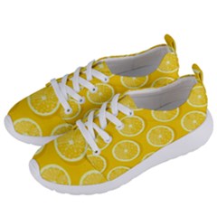 Lemon-fruits-slice-seamless-pattern Women s Lightweight Sports Shoes by Salman4z