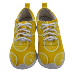 Lemon-fruits-slice-seamless-pattern Women Athletic Shoes by Salman4z