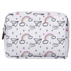 Cute-art-print-pattern Make Up Pouch (medium) by Salman4z