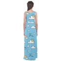 Sky-pattern Empire Waist Maxi Dress View2