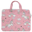 Cute-unicorn-seamless-pattern MacBook Pro 16  Double Pocket Laptop Bag  View1