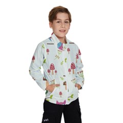 Forest-seamless-pattern-with-cute-owls Kids  Windbreaker by Salman4z