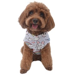 Seamless-pattern-with-cute-rabbit-character Dog Sweater by Salman4z