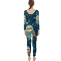 Seamless-pattern-owls-dreaming Long Sleeve Catsuit View2