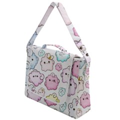 Cute-doodle-cartoon-seamless-pattern Box Up Messenger Bag by Salman4z