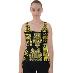 American-golden-ancient-totems Velvet Tank Top by Salman4z