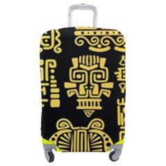 American-golden-ancient-totems Luggage Cover (medium) by Salman4z