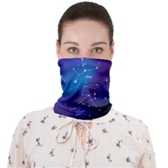 Realistic-night-sky-poster-with-constellations Face Covering Bandana (adult) by Salman4z