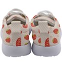 Strawberries-pattern-design Kids Athletic Shoes View4