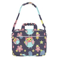 Owl-stars-pattern-background Macbook Pro 16  Shoulder Laptop Bag by Salman4z