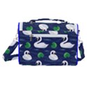 Swan Pattern Elegant Design Satchel Shoulder Bag View3