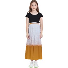 Beer Foam Bubbles Alcohol Glass Kids  Flared Maxi Skirt by pakminggu