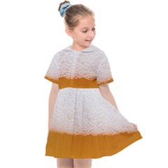 Beer Foam Bubbles Alcohol Glass Kids  Sailor Dress by pakminggu