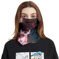 Deer Animal Moon Planet Space Fantasy Face Covering Bandana (two Sides) by pakminggu