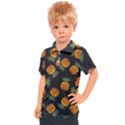 Pineapple Background Pineapple Pattern Kids  Polo Tee View1