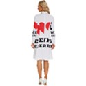 I love sweet threats  Long Sleeve Shirt Collar A-Line Dress View4