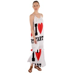 I Love Tart Cami Maxi Ruffle Chiffon Dress by ilovewhateva