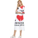 I love Boston cream pie Double Cuff Midi Dress View2