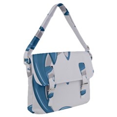 Blue Dolphin Buckle Messenger Bag by pakminggu