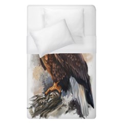 Eagle Art Eagle Watercolor Painting Bird Animal Duvet Cover (single Size) by pakminggu