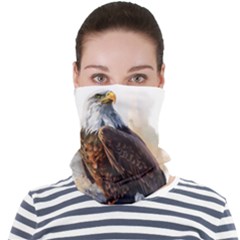 Eagle Art Eagle Watercolor Painting Bird Animal Face Seamless Bandana (adult) by pakminggu