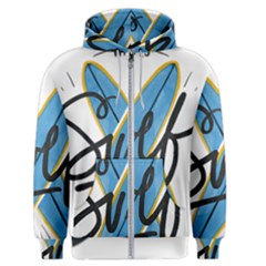 Wave Surfing Surfboard Surfing Men s Zipper Hoodie by pakminggu