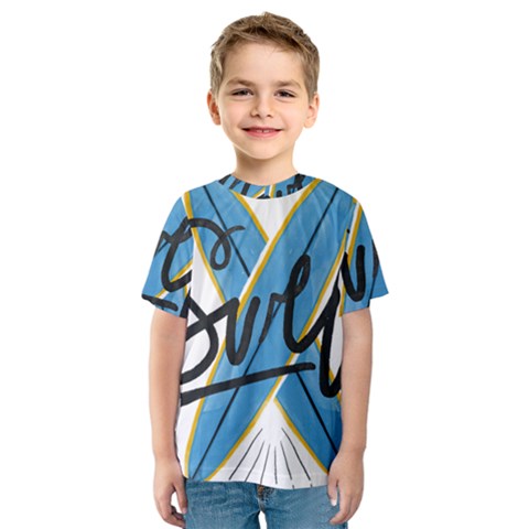 Wave Surfing Surfboard Surfing Kids  Sport Mesh Tee by pakminggu