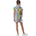 Brain Left Logic Language Science Kids  Asymmetric Collar Dress View2