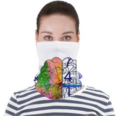 Brain Cerebrum Biology Abstract Face Seamless Bandana (adult) by pakminggu