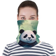 Animal Panda Forest Tree Natural Face Seamless Bandana (adult) by pakminggu