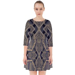 Brain Technology Data Digital Smock Dress by pakminggu