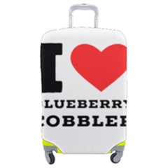 I Love Blueberry Cobbler Luggage Cover (medium) by ilovewhateva