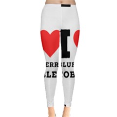 I Love Blueberry Cobbler Inside Out Leggings by ilovewhateva