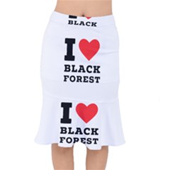 I Love Black Forest Short Mermaid Skirt by ilovewhateva