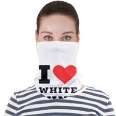 I Love White Wine Face Seamless Bandana (adult) by ilovewhateva