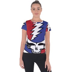 Grateful Dead Short Sleeve Sports Top  by Mog4mog4