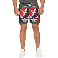 Grateful Dead Pattern Men s Runner Shorts by Mog4mog4