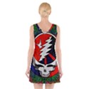 Grateful Dead Pattern V-Neck Sleeveless Dress View2