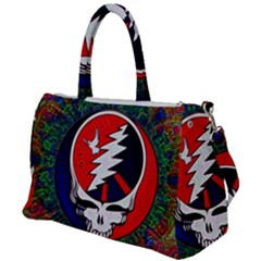 Grateful Dead Pattern Duffel Travel Bag by Mog4mog4