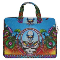 Grateful Dead Wallpapers Macbook Pro 13  Double Pocket Laptop Bag by Mog4mog4