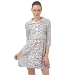 Joy Division Unknown Pleasures Post Punk Mini Skater Shirt Dress by Mog4mog4