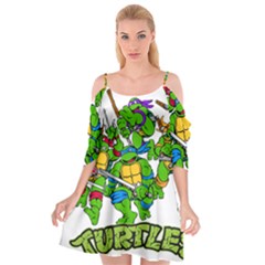 Teenage Mutant Ninja Turtles Cutout Spaghetti Strap Chiffon Dress by Mog4mog4