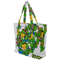 Teenage Mutant Ninja Turtles Zip Up Canvas Bag by Mog4mog4